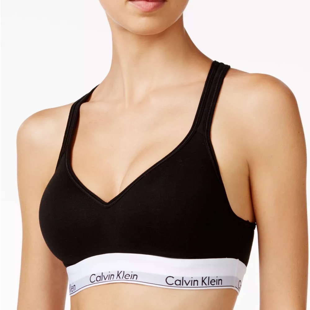 SOLD!! NWT Calvin Klein Modern Cotton Padded Bralette - Size XL